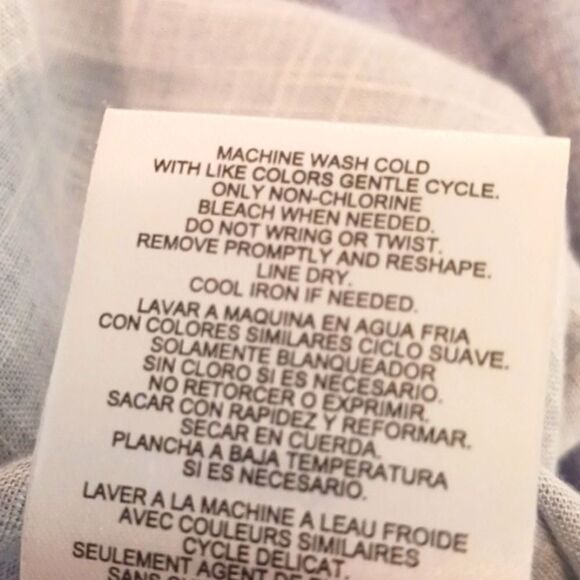 Jones New York wide leg cropped blue v-neck drawstring waist jumpsuit size large - Picture 13 of 13